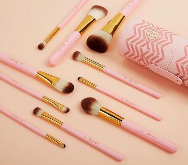 Makeup Brush Set, Pack of 10 - Jutishop.pk