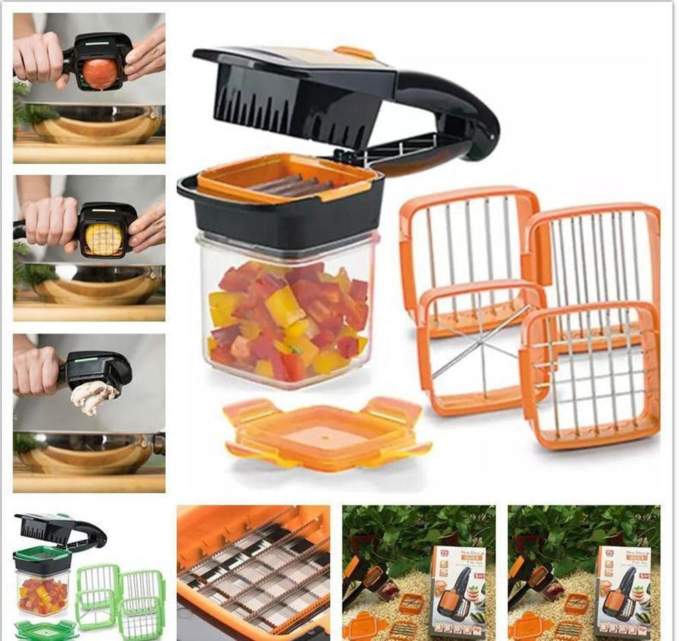 5-in-1 Electric Vegetable Chopper Set - Jutishop.pk