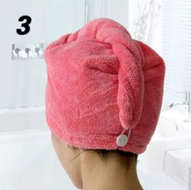 Hair Wrap Towel For Ladies - Jutishop.pk