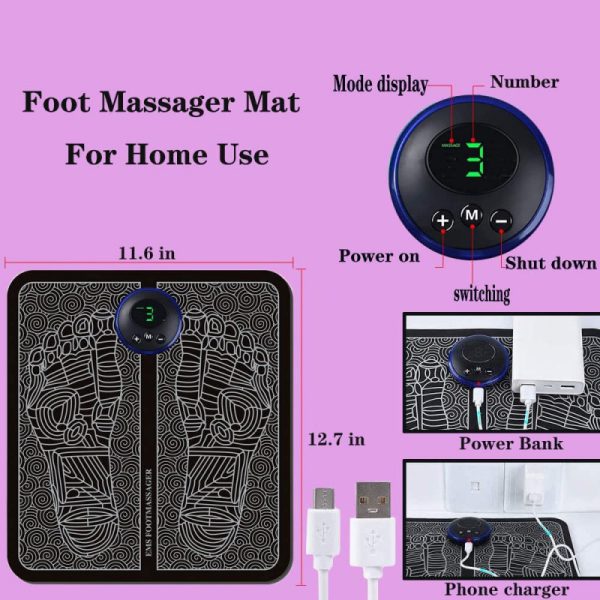 EMS Foot Massager Mat - Jutishop.pk