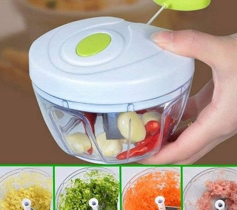 Manual Pull Rope Food Vegetable Blender - Jutishop.pk