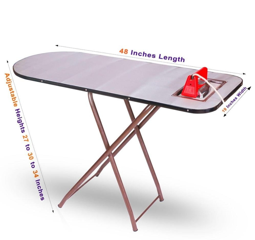 1 Pc Foldable and Adjustable Iron Table Stand - Jutishop.pk