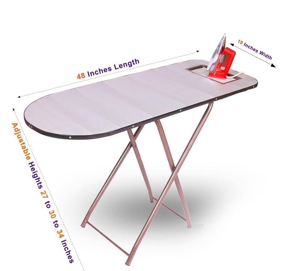 1 Pc Foldable and Adjustable Iron Table Stand - Jutishop.pk