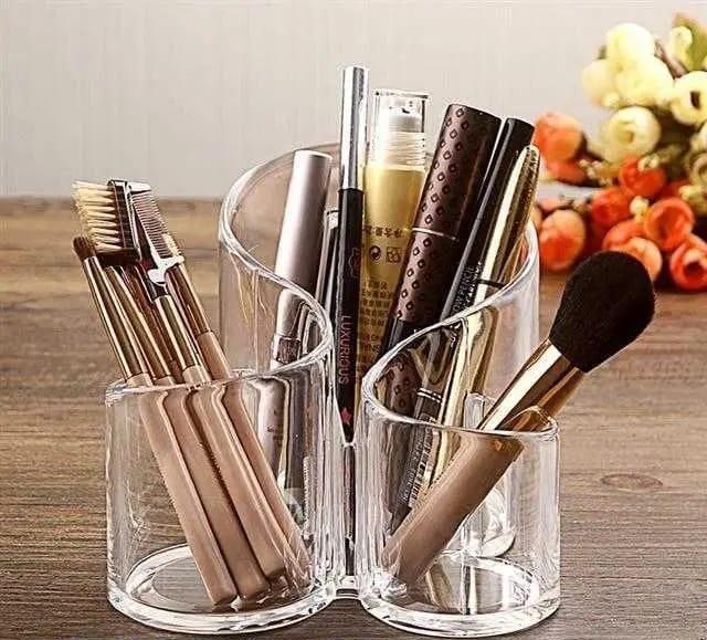 Acrylic Cosmetics Container - Jutishop.pk